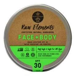 Raw Elements SPF 30 Face + Body Sunscreen Lotion
