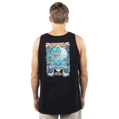 Rip Curl Mens Psych Shred Heritage Tank Top