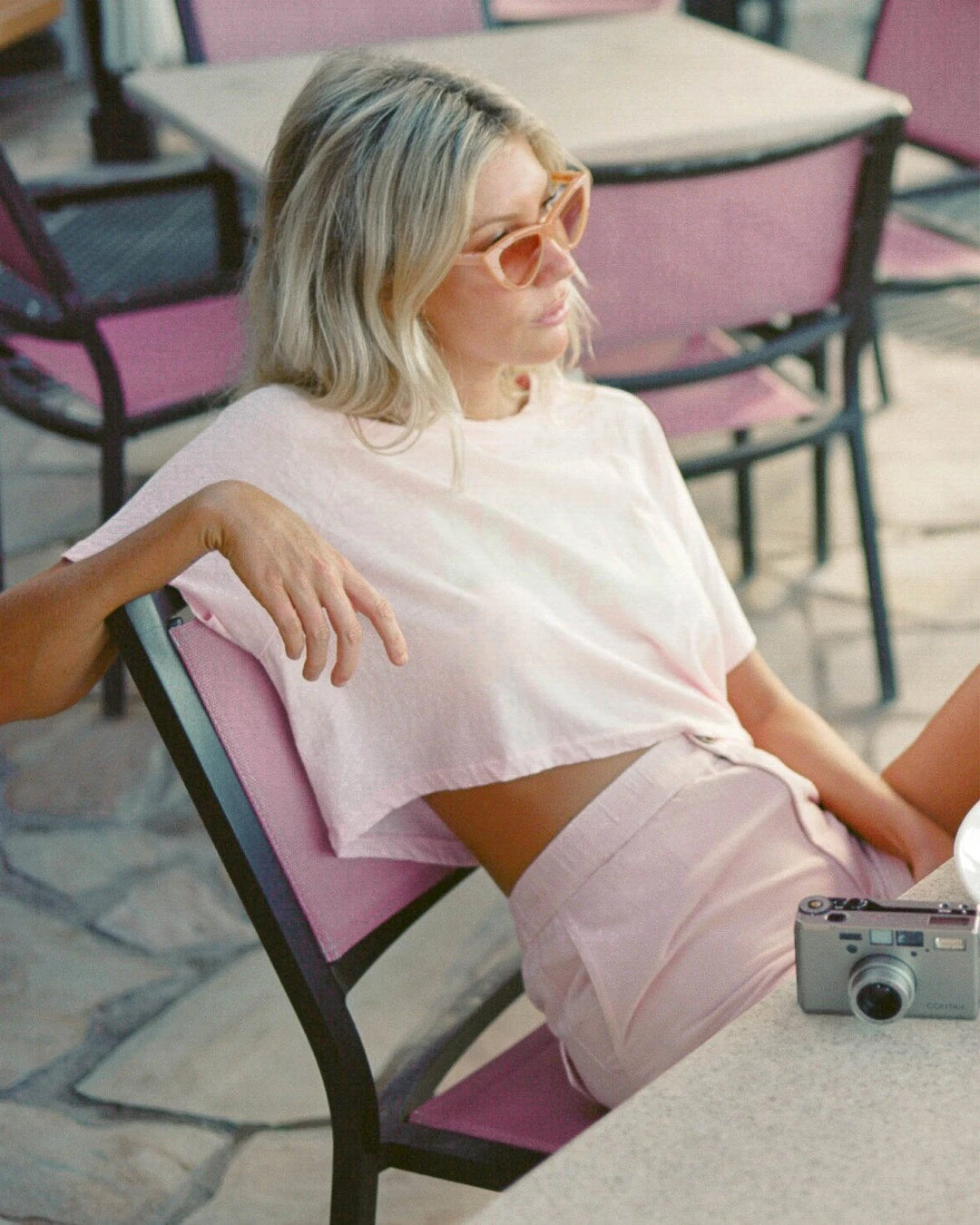 Billabong Womens The Salty Blonde Just Beachin Cropped Tee 6 Billabong Womens The Salty Blonde Just Beachin Cropped Tee