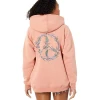 Volcom Truly Stoked Boyfriend Pullover Hoodie Womens