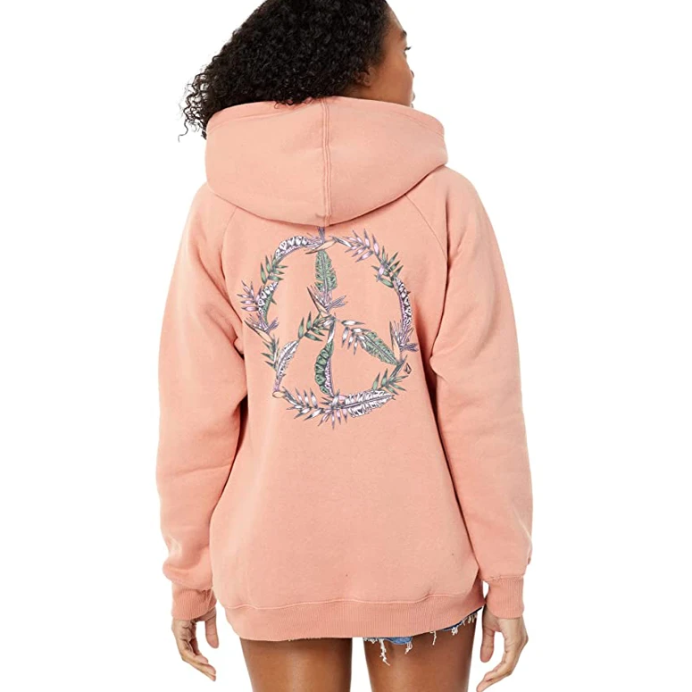 Volcom Truly Stoked Boyfriend Pullover Hoodie Womens 3 Volcom Truly Stoked Boyfriend Pullover Hoodie Womens