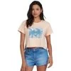 Roxy Two Palms Cropped S/S T-Shirt Womens