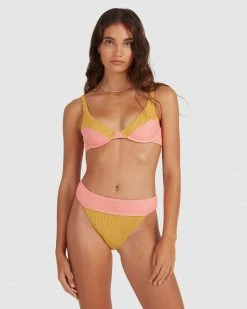 Billabong Hi Life Paneled Bra Bikini Top Womens