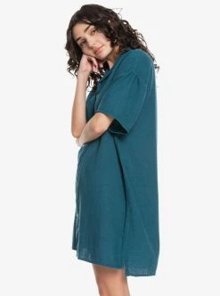 Quiksilver Surf Camp S/S Shirt Dress Womens