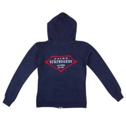 Jack's Surfboards Women's Retro Lam Zip Up Hoodie Womens